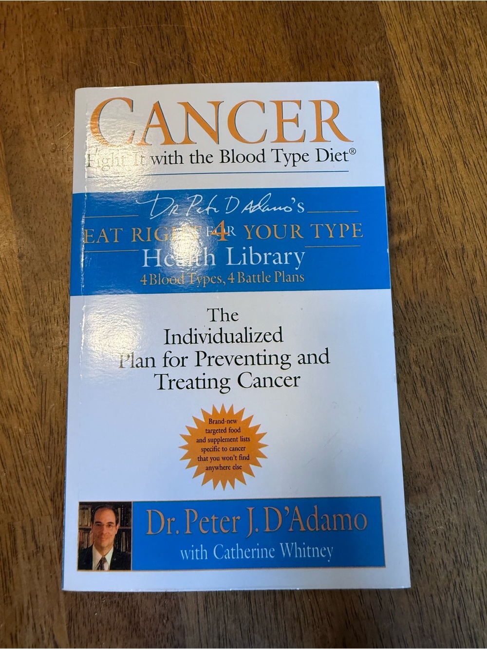 Cancer: The Individualized Plan for Preventing and Treating Cancer - White/Blue